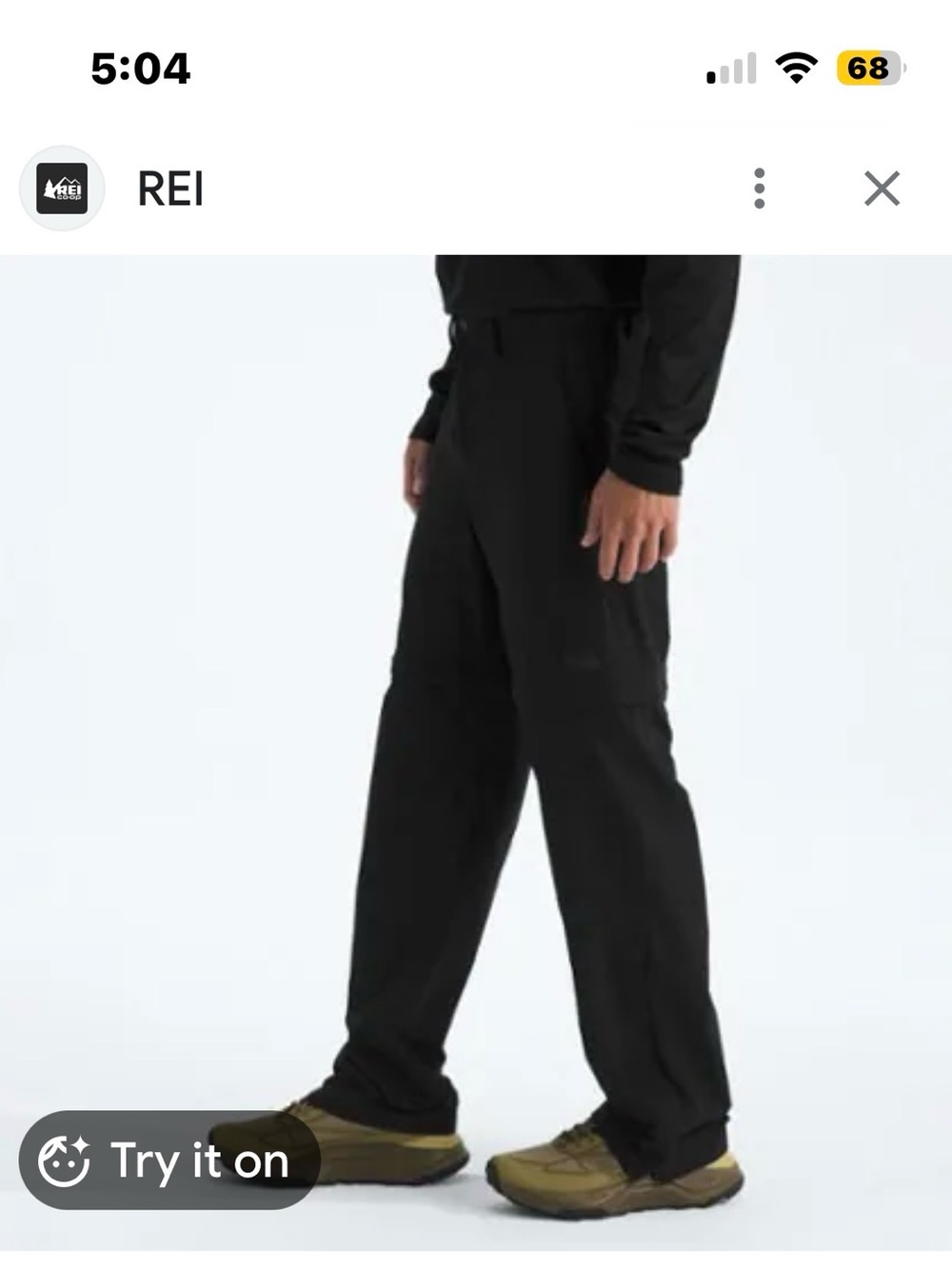 The North Face dark grey Men's Horizon Convert Pants